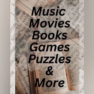 ‎BOOKS•MUSIC•GAMES•PUZZLES•MOVIES